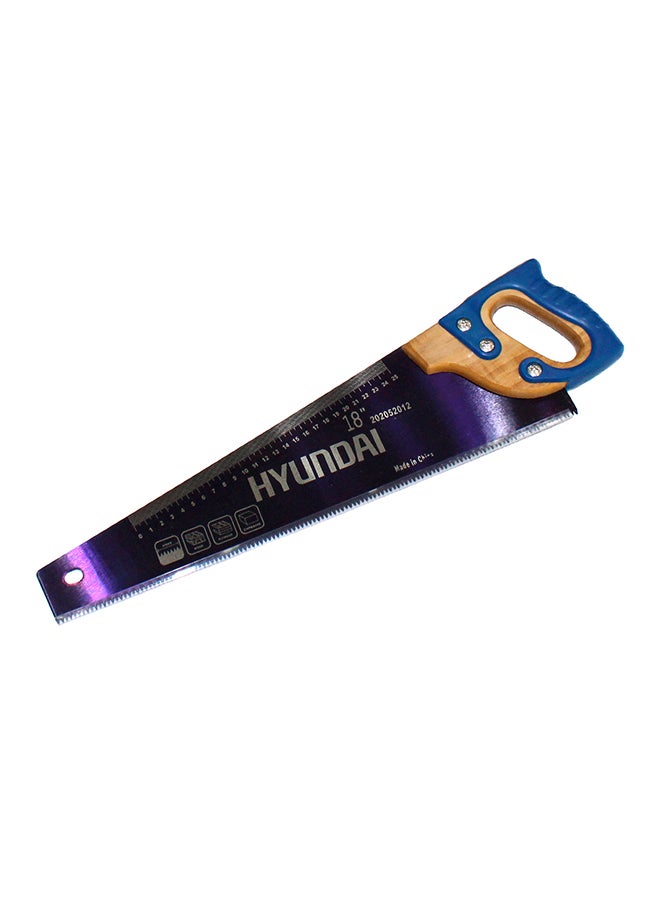 HYUNDAI Wood Hand Saw Multicolour 18inch 