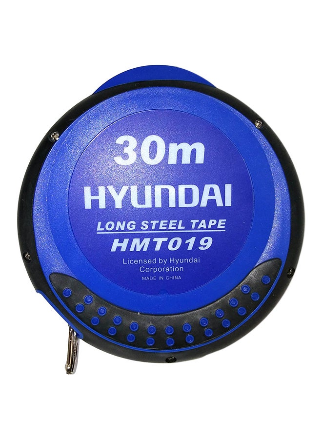 HYUNDAI - Steel Fiberglass Measuring Tape Blue/Black 30meter - Image 1
