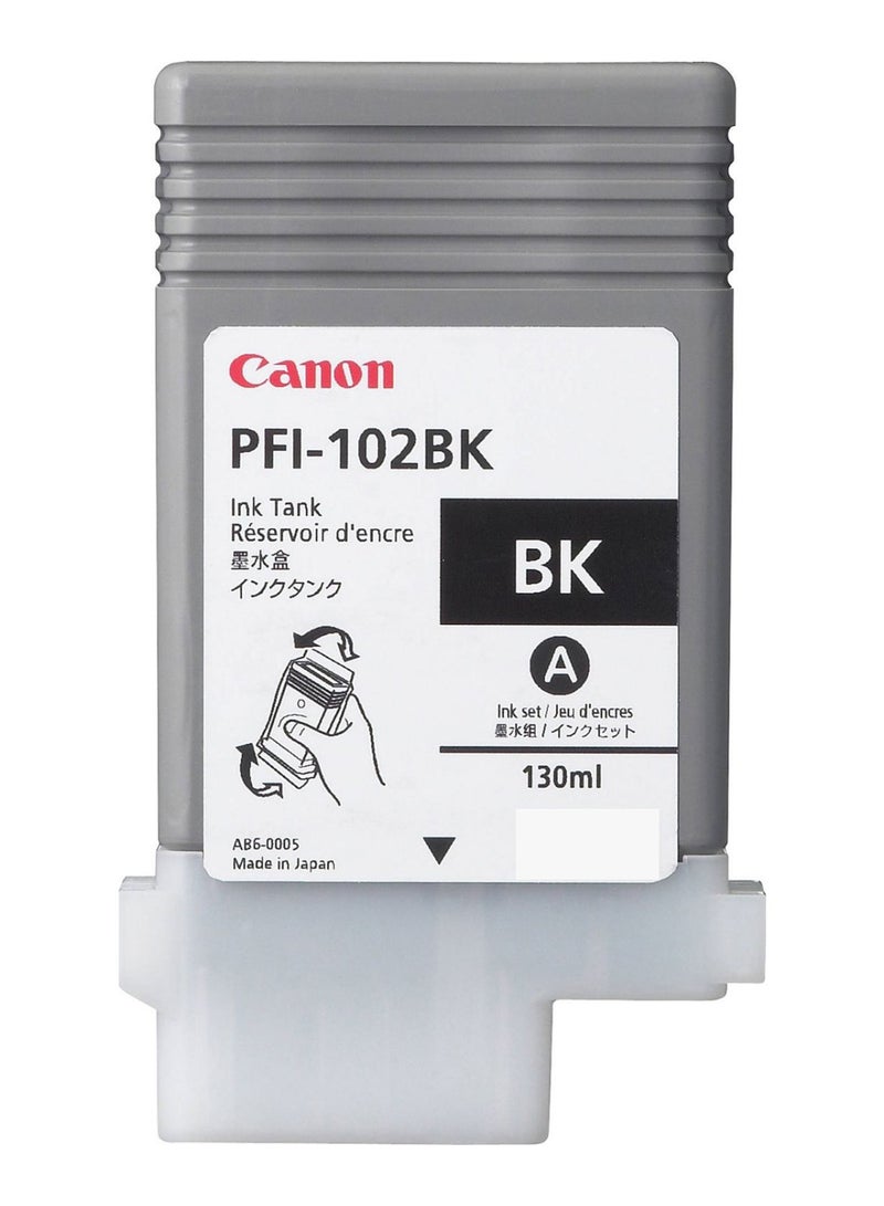 Canon PFI-102BK Ink Cartridge Black - Image 1