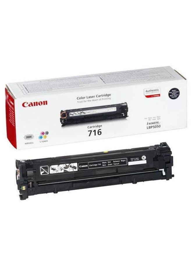 Canon - 716 Toner Genuine Cartridge Black - Image 1