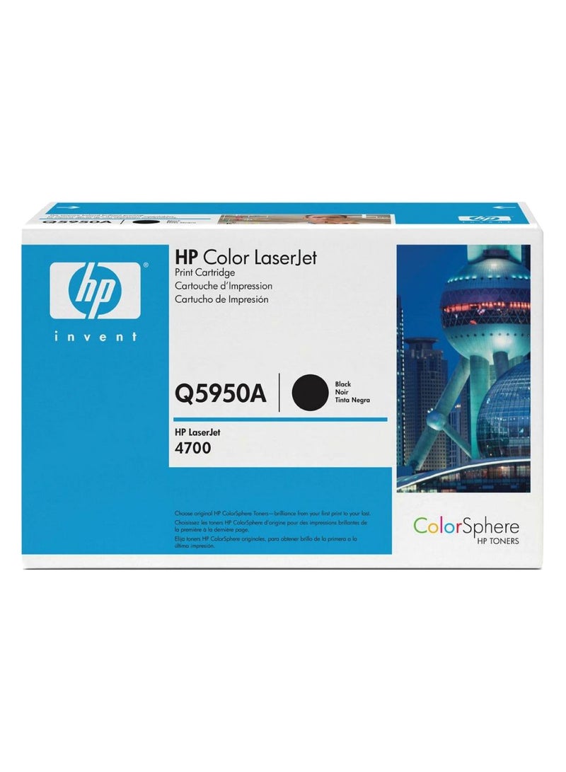 HP 643A LaserJet Ink Toner Cartridge Black  - Image 2