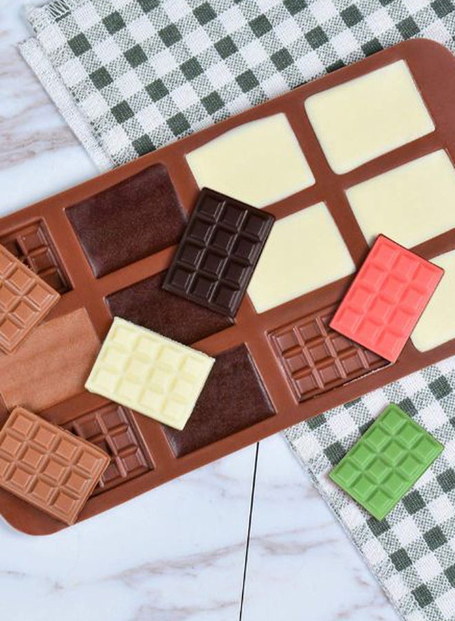 3-Piece Fondant Chocolate Cake Baking Mould Set Coffee  - Image 2