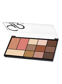 Golden Rose City Style Face And Eye Palette 01 Warm Nude 