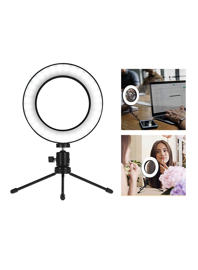 8 Inch Desktop Mini LED Video Ring Light Lamp Multicolour - Image 3