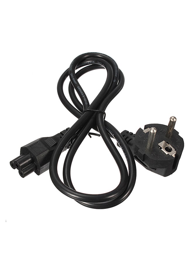 Notebook Power Supply Cable Cord Black  - Image 1