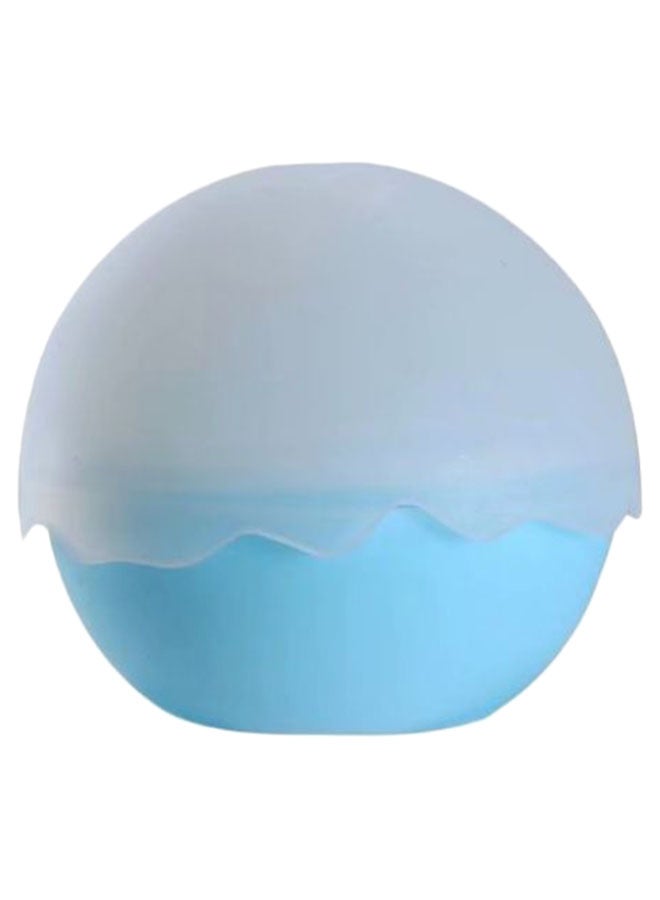 3D Ice Cube Hockey Mould Blue/White 6.5cm 