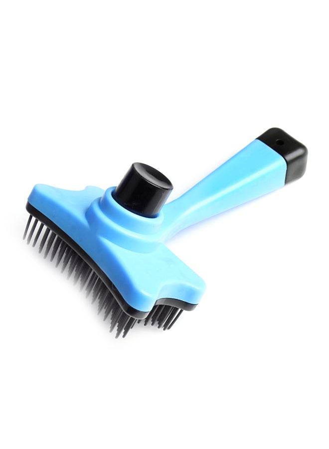 فرشاة لتنظيف شعر الحيوانات الأليفة أزرق 20x5x12سم - Image 1