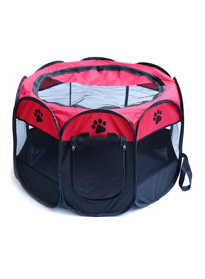Generic - Detachable Foldable Octagonal Pet Fence Tent Red 58x3x38cm - Image 1