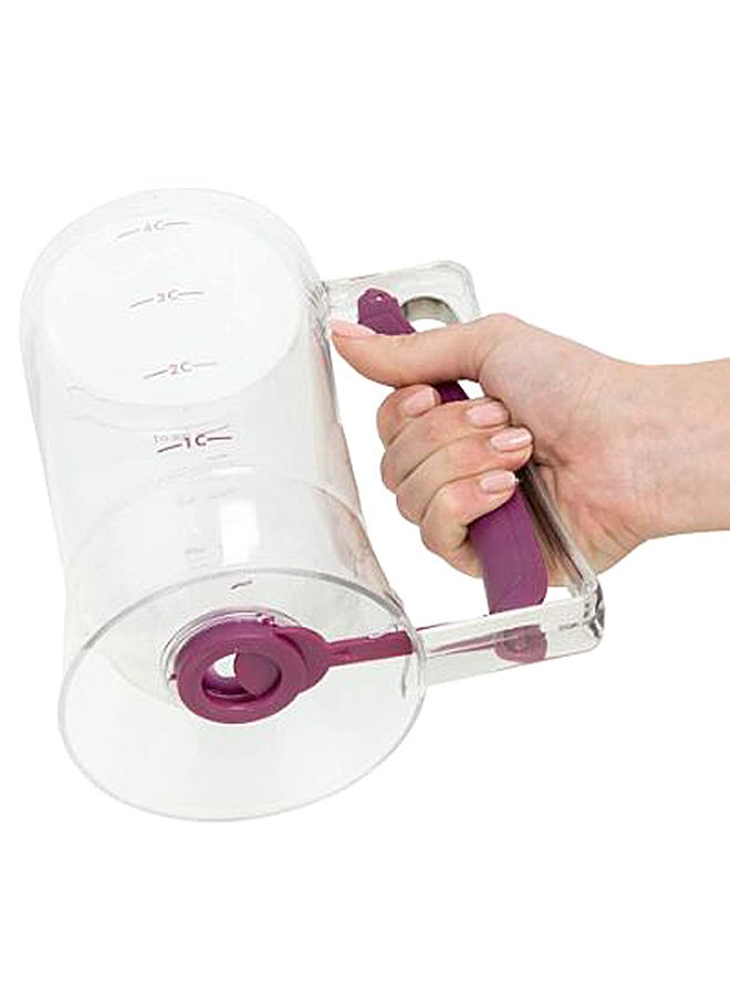 Gulfdealz Cupcake Batter Dispenser Tool Clear/Pink - Image 2