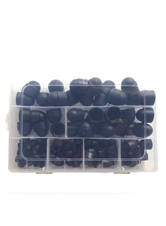 145-Piece Nylon And Plastics Metric Dome Bolts Nuts Caps - Image 4