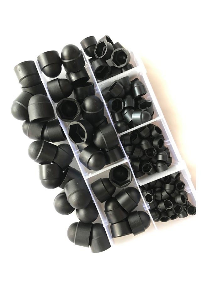 145-Piece Nylon And Plastics Metric Dome Bolts Nuts Caps - Image 3