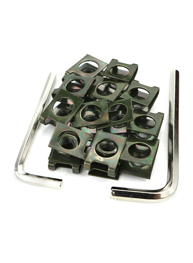 طقم براغي ومسامير تثبيت لهيكل الدراجات مكونة من 194 قطعة - Image 5