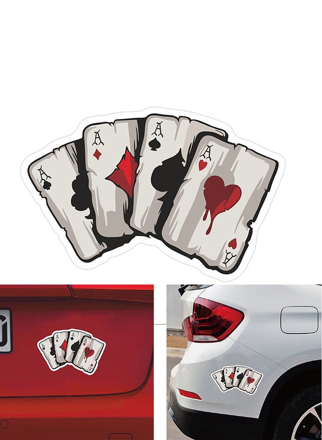 Playing Cards Car Sticker - Image 3