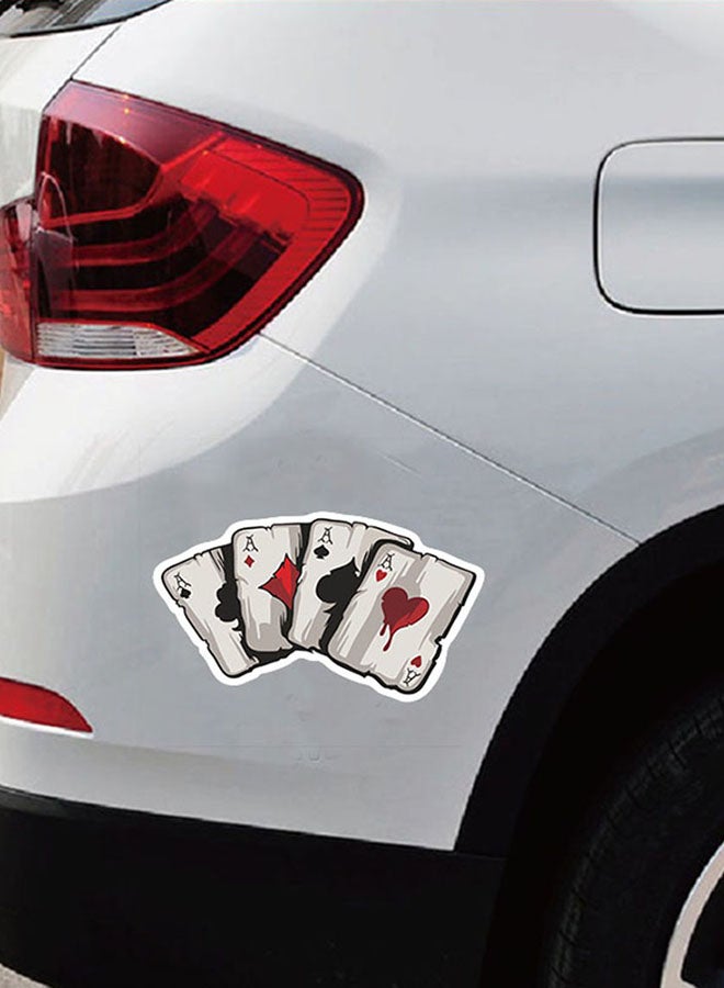 Playing Cards Car Sticker - Image 4