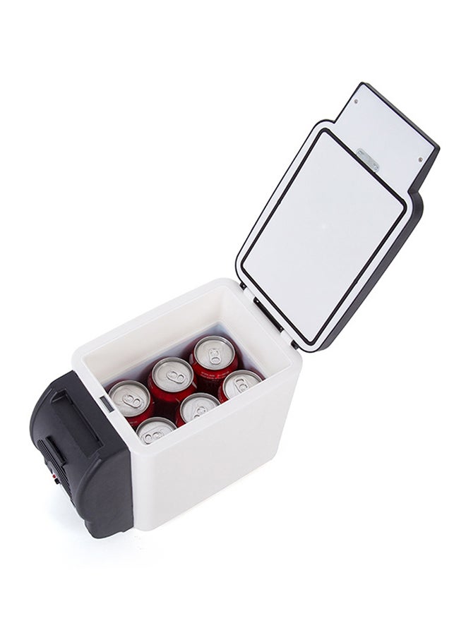 Generic Portable 4 Drink Holes Electric Fridge For Travel K936 6 L K936 White/Black  - Image 2