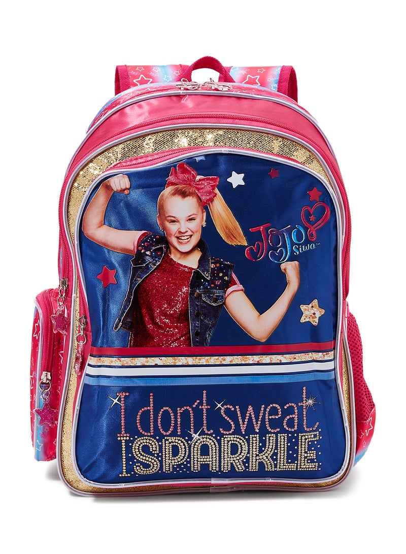 nickelodeon Glossy Printed Backpack 16 Inch Multicolour - Image 1