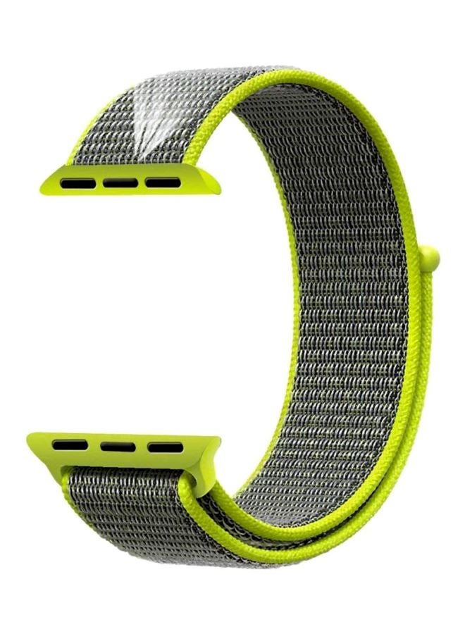 Mifan - Replacement Band For Apple Watch Series 1/2/3/4 44mm/42mm Green/Grey - Image 1