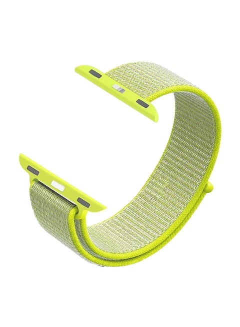 Replacement Strap For Apple Watch Series 1/2/3/4 40mm/38mm Light Yellow