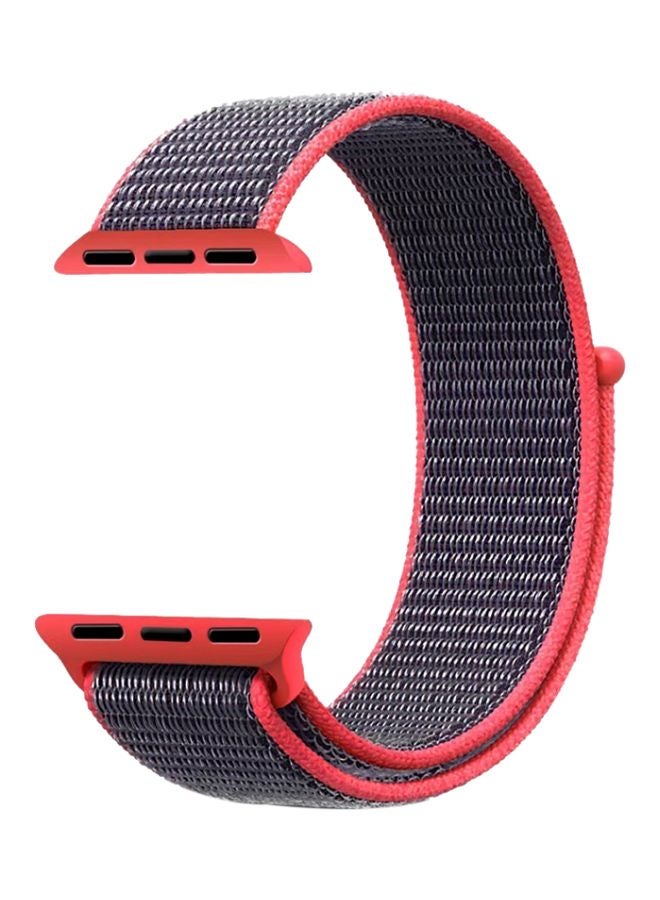 Mifan - Replacement Band For Apple Watch Series 1/2/3/4 40mm/38mm Pink/Grey - Image 1