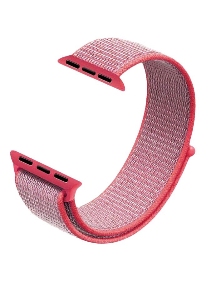 ميفان سوار بديل لسلسلة ساعات أبل 1/2/3/4 مقاس 40/38 مم وردي بريلينت - Image 1