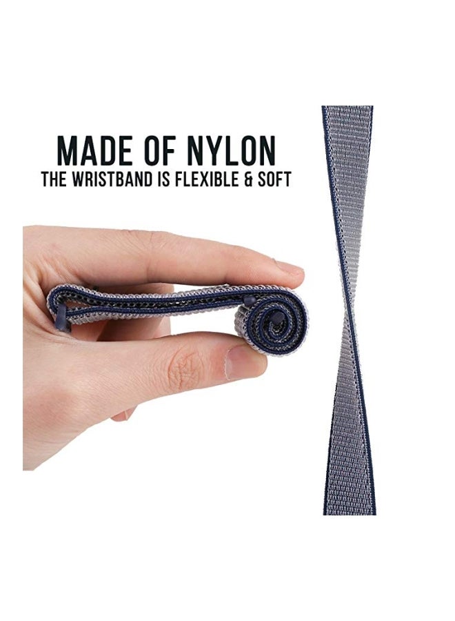 ميفان سوار بديل من النايلون لساعة أبل سيريز 1/ 2/ 3/ 4 مقاس 40/ 38 مم أزرق داكن - Image 4