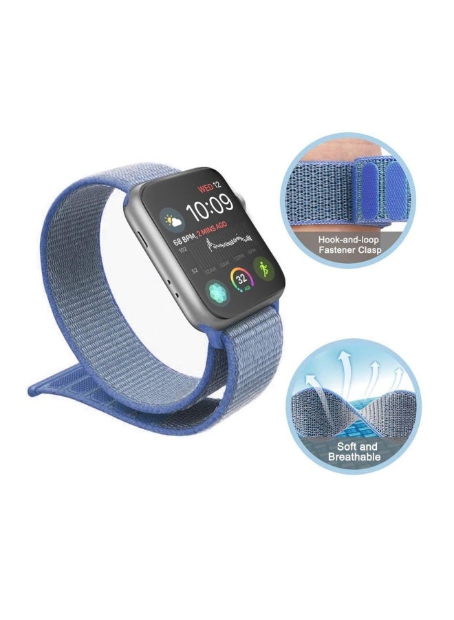 Replacement Band For Apple Watch Series 1/2/3/4 40mm/38mm Lake Blue