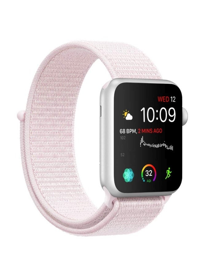 ميفان سوار قابل للتبديل لساعة أبل من السلسلة 1/2/3/4 مقاس 44/42 مم لؤلؤ - Image 1