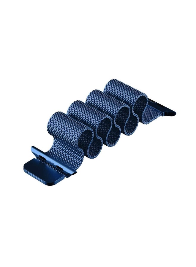 Mifan - Stainless Steel Replacement Band For Apple Watch Series 1/2/3/4 44mm/42mm Blue Mesh - Image 1