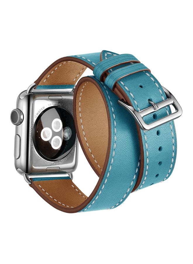 Mifan - Replacement Band For Apple Watch Series 1/2/3/4 40/38 mm Blue - Image 1