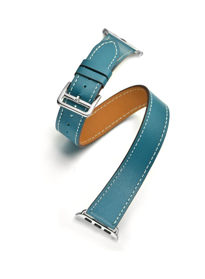 Mifan - Replacement Band For Apple Watch Series 1/2/3/4 40/38 mm Blue - Image 1
