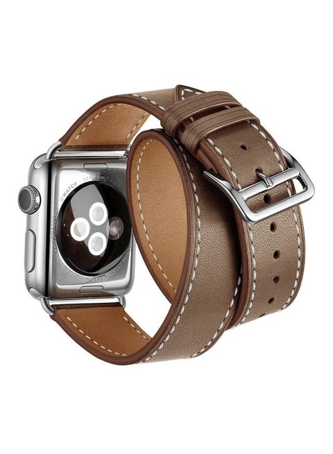 Replacement Strap For Apple Watch Series 1/2/3/4 40/38mm Brown