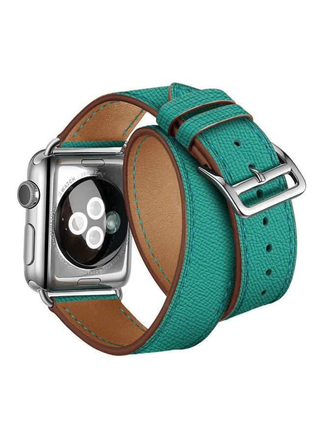 ميفان سوار بديل للساعة الذكية أبل سلسلة 1/2/3/4 مقاس 42 /44 مم أخضر - Image 1