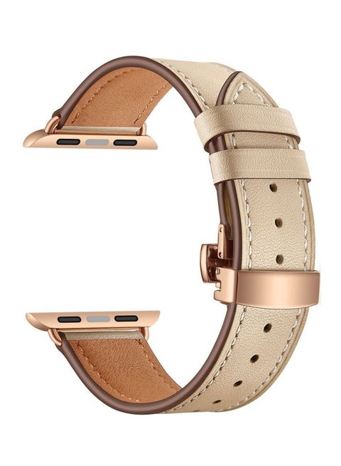 Replacement Band For Apple Watch Series 1/2/3/4 40/38 mm Cream Sand
