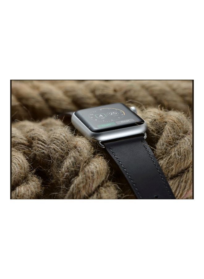 ميفان سوار بديل لسلسلة ساعات أبل 1/2/3/4 مقاس 42/44 مم أسود - Image 4