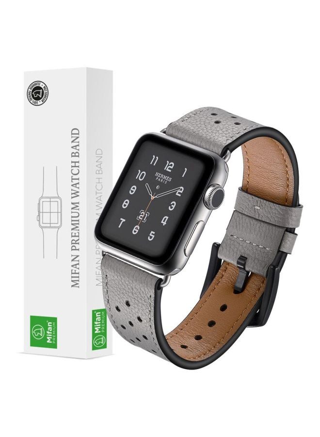 ميفان سوا بديل لساعة أبل سلسلة 1/2/3/4 مقاس 44 مم/42 مم رمادي - Image 1