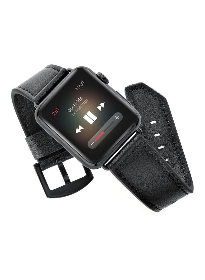 Mifan - Replacement Band For Apple Watch Series 1/2/3/4 40mm/38mm Black - Image 1