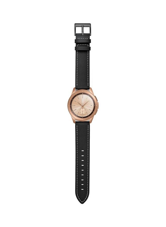 Mifan - Replacement Leather Band For Smartwatch Black - Image 1