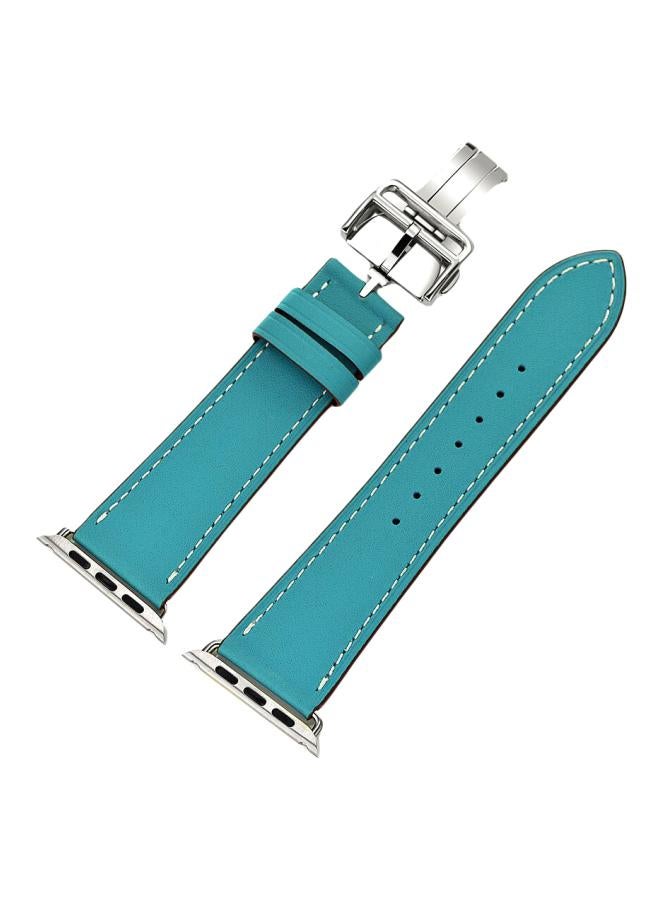 ميفان سوار بديل لسلسلة ساعات أبل 1/2/3/4 مقاس 42/44 مم أزرق - Image 1