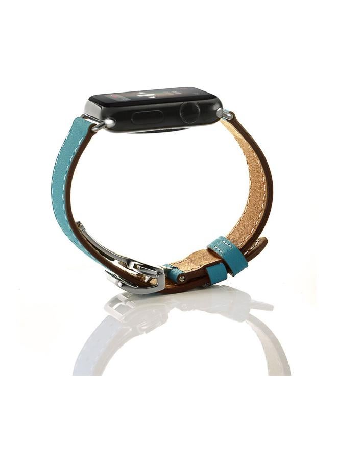 ميفان سوار بديل لسلسلة ساعات أبل 1/2/3/4 مقاس 42/44 مم أزرق - Image 3