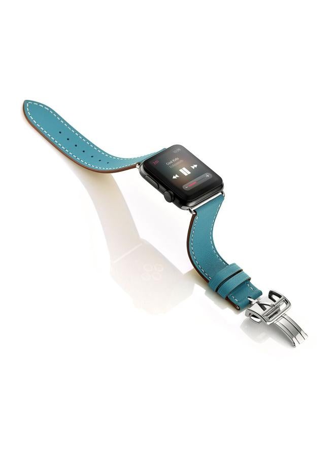 ميفان سوار بديل لسلسلة ساعات أبل 1/2/3/4 مقاس 42/44 مم أزرق - Image 4