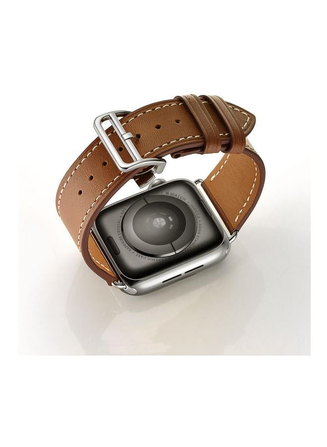 Mifan - Replacement Band For Apple Watch Series 1/2/3/4 40/38 mm Brown - Image 1