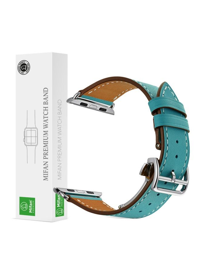 ميفان سوار بديل لسلسلة ساعات أبل 1/2/3/4 مقاس 42/44 مم أزرق - Image 1