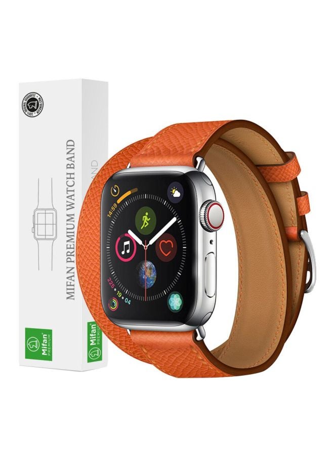 Mifan - Replacement Band For Apple Watch Series 1/2/3/4 44/42 mm Orange - Image 1