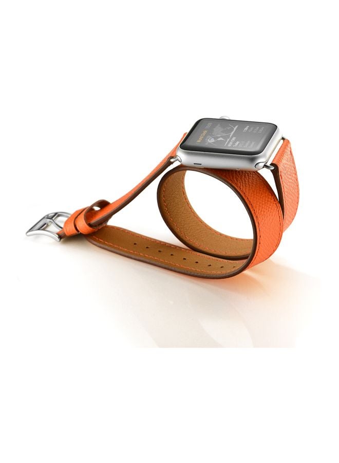 Mifan - Replacement Band For Apple Watch Series 1/2/3/4 44/42 mm Orange - Image 1
