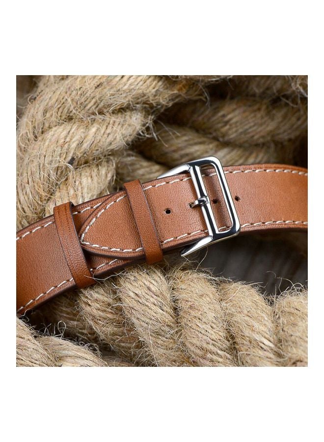 ميفان سوار بديل لسلسلة ساعات أبل 1/2/3/4 مقاس 38/40 مم بني - Image 2