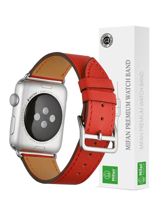 Mifan - Replacement Band For Apple Watch Series 1/2/3/4 40/38 mm Red - Image 1