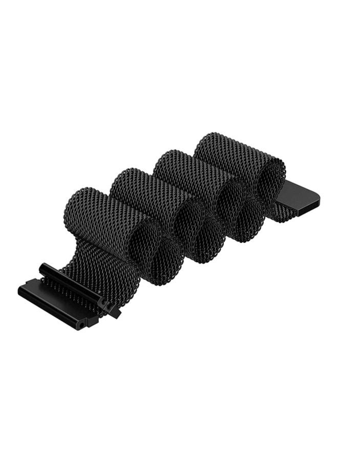 Mifan Replacement Band For Samsung/Huawei/Garmin/Fossil Smartwatch 22 mm Black - Image 1