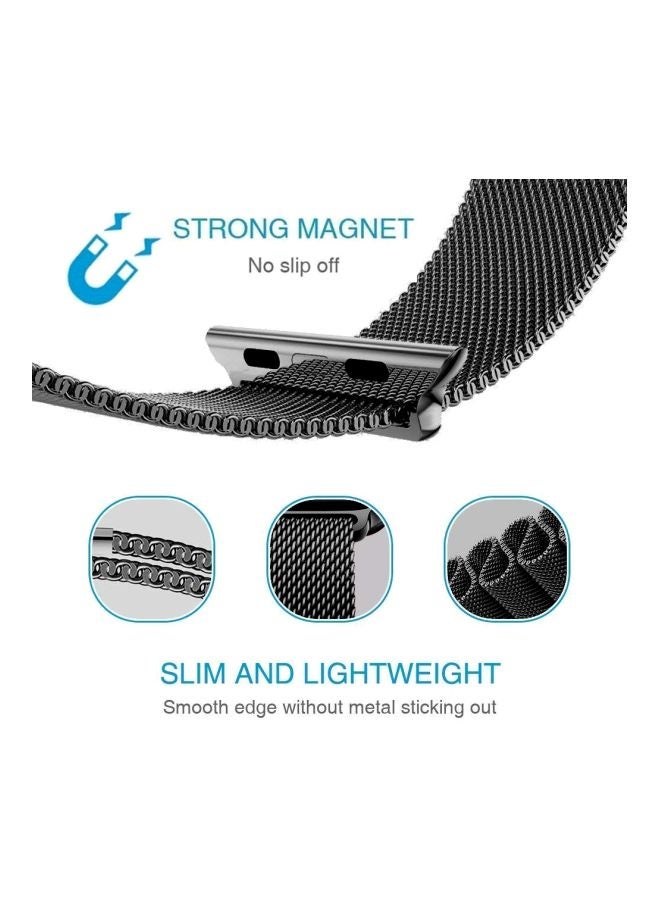 Mifan Replacement Band For Samsung/Huawei/Garmin/Fossil Smartwatch 22 mm Black - Image 3