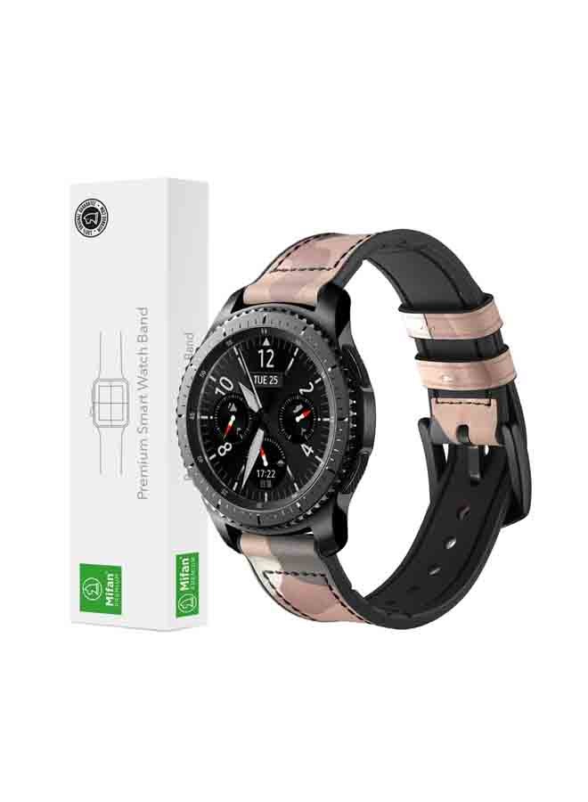 ميفان سوار بديل لساعة سامسونج\هواوي\فوسيل الذكية، قياس 22 مم رمل