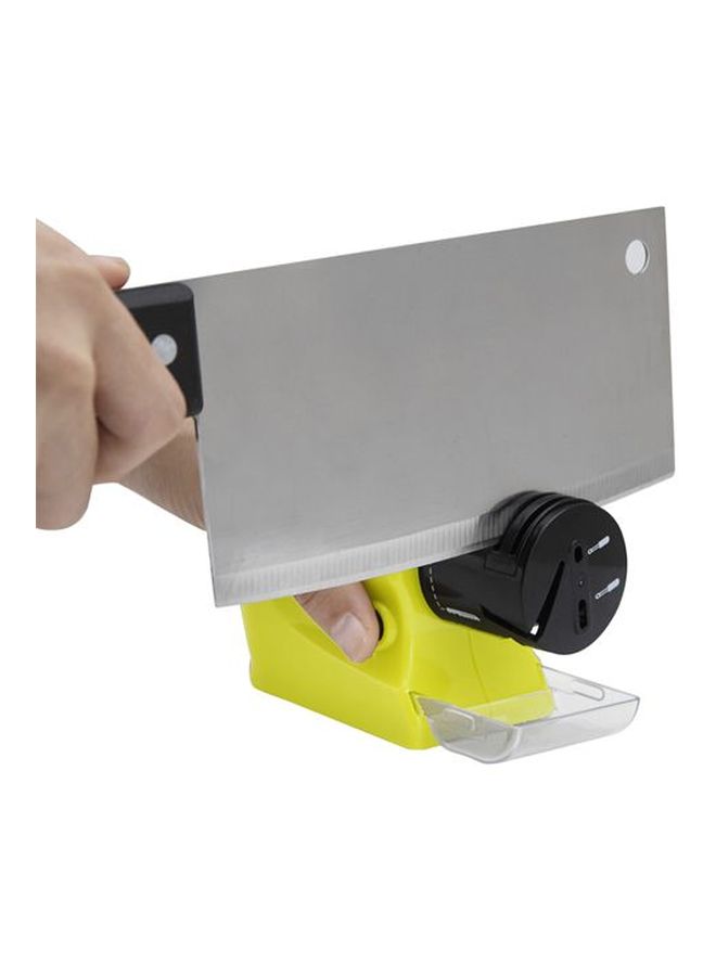 Cordless Motorized Knife Sharpener Green/Black - Image 2